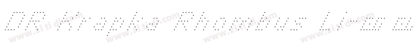 DR Krapka Rhombus Li字体转换